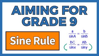 Aiming For Grade 9 Sine Rule  GCSE Maths  The Online Maths Tutor [upl. by Ahsha495]