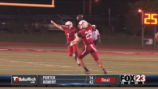 Play of the Night 10617 Claremore at Bishop Kelley [upl. by Natie]