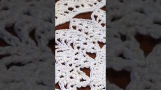 Sunflower Crochet Doily 🌻✨ crochet handmade shorts artshorts wip doilycrochet amigurumi [upl. by Itsrik]