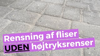 Fliserens uden højtryksrenser stenmel  Pas på dine sten [upl. by Hubsher]