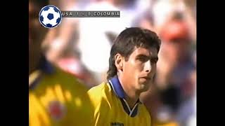 Andrés Escobar Own Goal  World Cup 1994  Group A  United States  Colombia 21  35 og 10 [upl. by Tennies731]