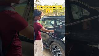 BudgetFriendly Car Modifications ₹90 Chrome Work on Kia Seltos [upl. by Adok]