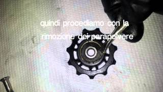 Manutenzione Pulegge cambio Sram X9 [upl. by Ahsakat179]