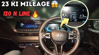 Hyundai i20 N Line Mileage Test On Highway  Shocking Results 😱 [upl. by Fillender488]