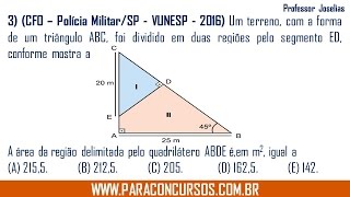 QUESTÃO 03  CFO  PMSP  DEZEMBRO DE 2016  VUNESP [upl. by Von787]