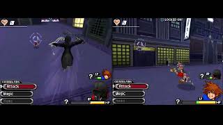 Kingdom Hearts 3582 Days Multiplayer PvP 81 DW Roxas vs Sora vs AntiRiku [upl. by Akeryt605]