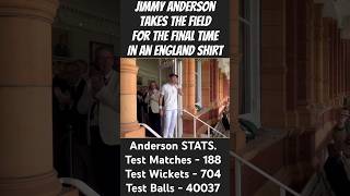 Anderson Last Test Match 🥲cricket anderson jamesanderson england legend viratkohli engvswi [upl. by Ansilma785]