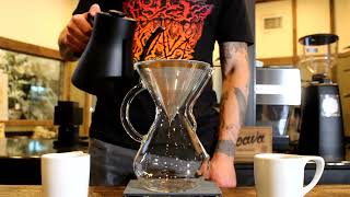 Coava Coffee Roasters Brewing with a Chemex tutorial [upl. by Aicenaj893]