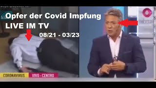 Covid Impftote amp Zusammenbrüche im TV kleine Auswahl amp Erinnerung 0821323 [upl. by Lucienne]