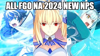 FGO NA 2024 ALL NEW SERVANTS NOBLE PHANTASM 🔥 [upl. by Malynda]