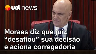 Moraes diz que juiz desafiou sua decisão e manda corregedoria investigar o magistrado de Maringá [upl. by Erskine]