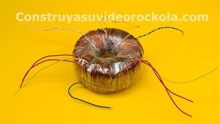 Calculation and homemade construction of a Toroidal Transformer [upl. by Merrielle453]