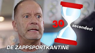 ZO WIN JE MET 30 SECONDS😱  De Zappsportkantine  Sketch [upl. by Litnahc]