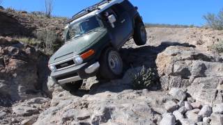 FJ Cruiser almost rolling over quotIm a little worried guysquot [upl. by Eanal]