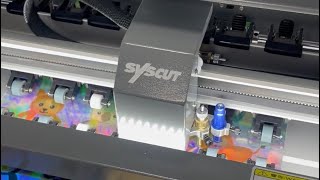 Syscut LC350 Pro amp LC350 Pro Max Cutting Plotter Label Vinyl Cutter [upl. by Ahsuatan]