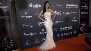 Massiel Taveras “Filming Italy Los Angeles 2022” Closing Night Red Carpet [upl. by Kantos]