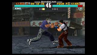 TEKKEN 3 KING VS LEI FIGHT [upl. by Itnava]