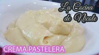 CREMA PASTELERA CASERA  CREMA DE VAINILLA CASERA E04 [upl. by Okomom]