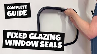 How to Identify and Replace a Fixed Glazing Window Rubber Seal for Your Boat Classic Car or Caravan [upl. by Callas]