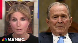 Nicolle Wallace calls on her former boss George W Bush to break silence on 2024 Election [upl. by Esinnej987]