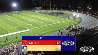 Salesianum Varsity Football vs Smyrna HS [upl. by Natsud133]