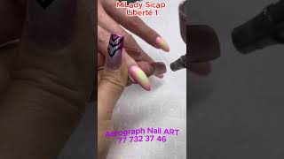 TUTO NOUVEAUTE  Nail Art à laérographe sweetmilady nailtutorial nails sicapliberté [upl. by Werdma27]