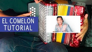 El Comelon  Tutorial de Acordeon  Diomedes Diaz [upl. by Ruthann]