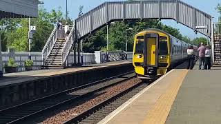 Trains At Dalmeny Station 010624 [upl. by Kurtzman708]