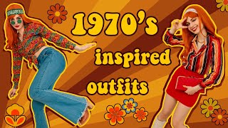 70s Inspired Vintage amp Retro Outfit Ideas  Lookbook [upl. by Ahsela]