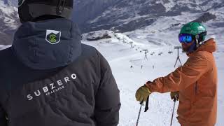 Skiing in Zermatt Switzerland subzero [upl. by Bethany]