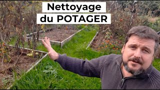 Je nettoie le potager à la fin de la saison [upl. by Assyl226]