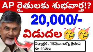 Ap రైతులకు GOOD NEWS🥳 డబ్బులూ జమ  Annadhaata Sukibava Latest Update💯 [upl. by Slein]