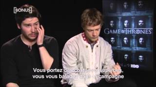 Alfie Allen amp Daniel Portman about Their Characters Direction in Season 6 VOSTFR [upl. by Esyak]