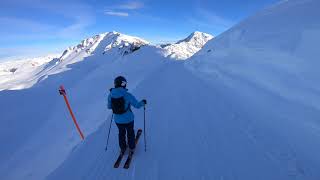 Skiing in Arosa  4 January 2021 [upl. by Eldora]