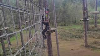 Go Ape treetop challenge cannock chase [upl. by Oicnerual]