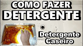 Como Fazer Detergente LIMPA ALUMINIO Detergente Caseiro DETERGENTE LÍQUIDO [upl. by Eceinhoj652]