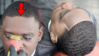 💡 BARBER TIPS 💡100 CRISPY LINE UP VERY DETAILED HOW TO DO THE PERFECT LINE UP [upl. by Polloch]