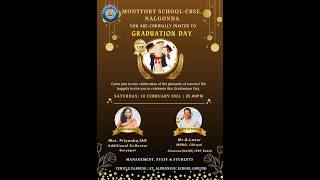 Montfort School  CBSE Preprimary Graduation day celebrations NLG [upl. by Katine]