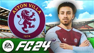 Aston Villa Realistic Rebuild in FC 24 [upl. by Ahsrav829]