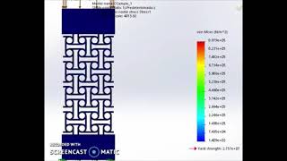 Anti tetrachiral lattice material [upl. by Melvyn734]