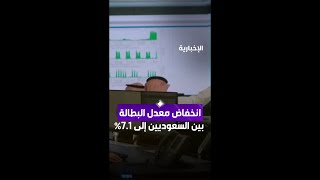 الإحصاء تراجع معدل البطالة بين السعوديين إلى 71 بنهاية الربع الثاني 2024 الإخبارية [upl. by Urbai562]