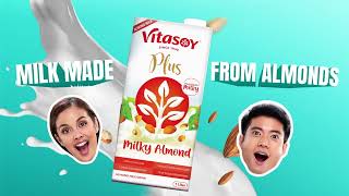 New Vitasoy Milky Almond  Milk made from Almonds [upl. by Nottus]