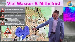 Viel Wasser amp Mittelfrist Stationäre Schauer amp Gewitter mit Unwettergefahr Azorenhochkeil Ende Mai [upl. by Anauj692]