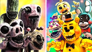 SFM FNaF Zoonomaly Monsters vs Hoaxes [upl. by Sherer]