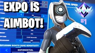 Pro Player Reet has Aimbot  Best Exponential Settings for Insane Aim in Fortnite Season 4 [upl. by Davies8]