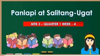 SALITANG  UGAT AT PANLAPI UNLAPI GITLAPI AT HULAPI  MTB 3 QUARTER 1 WEEK 4 [upl. by Moise]