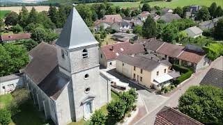 4K Drone Footage  France Champagne Region  LongchampsurAujon [upl. by Vidovic450]