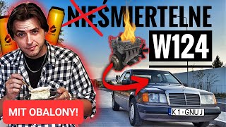 👀 BALERON W GNOJU LEPSZY NIŻ 500E V8 🔥 Mercedes W124 20D Test Drive Jazda PL [upl. by Cattier]