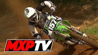 RAW Sean Hackley Shreds 125 In Maryland  MXPTV In Time 2011 [upl. by Brozak17]