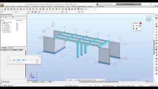 Projet Pont Poutre en béton arme 12 Modélisation avec robot structure [upl. by Celestina564]